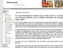 Tablet Screenshot of ns-spurensuche.de